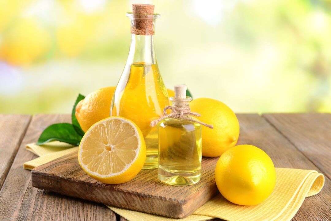 Éther de citron - l'ingrédient principal pour blanchir la peau du visage