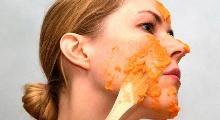Masque rajeunissant à la carotte